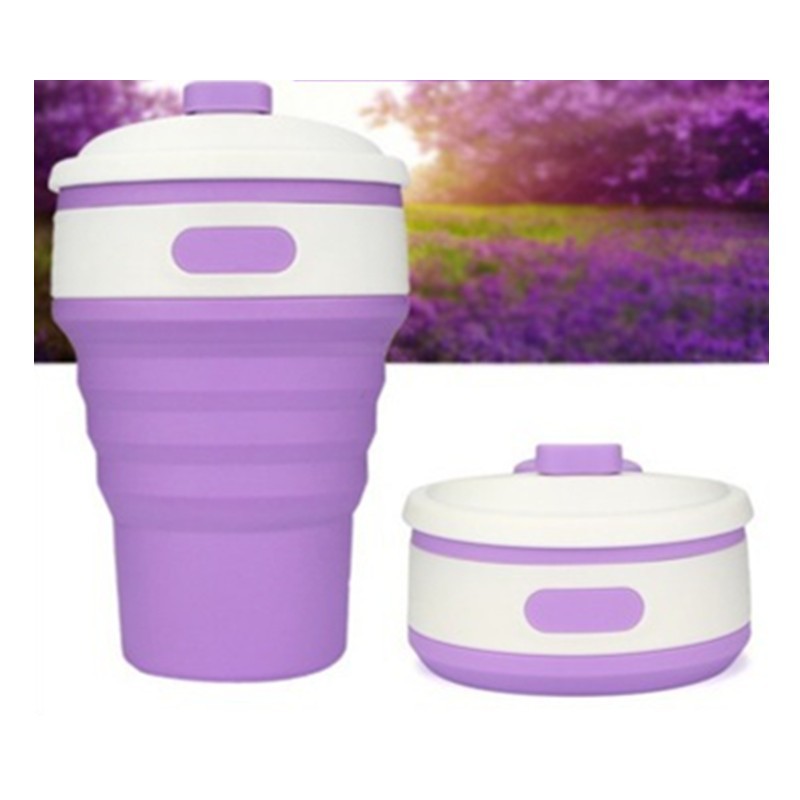 Silicone collapsible coffee mug