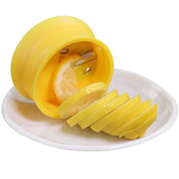 Spiral lemon slicer