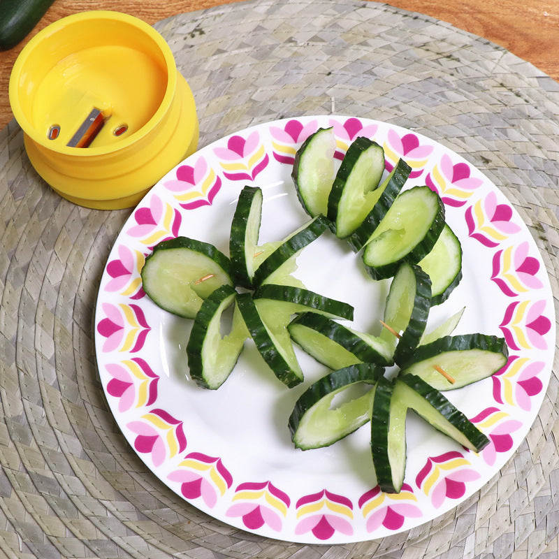 Spiral lemon slicer