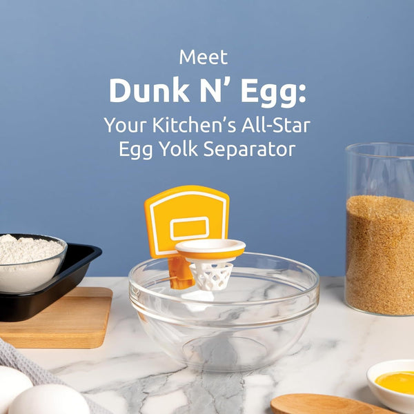 Egg yolk and white separator "Basketball Hoop" – Original kitchen gadget