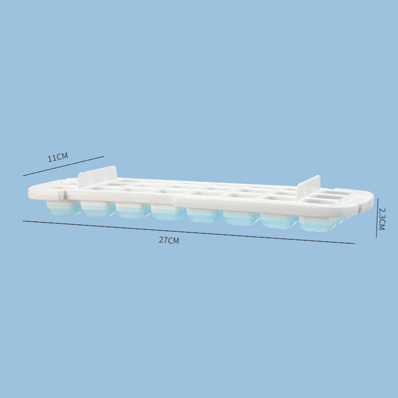 Ice cube tray with storage box