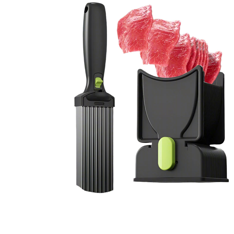 Meat slicer for thin slicing