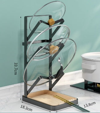 Kitchen lid rack