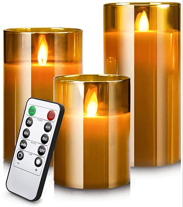 LED electronic remote control candle