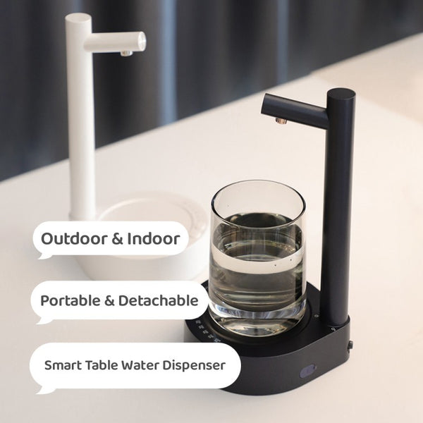 Tabletop water dispenser with nady kit