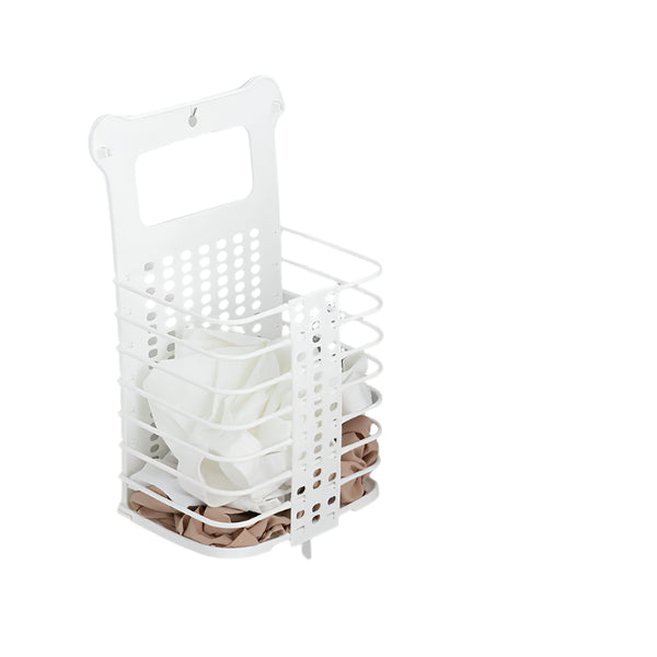 Foldable laundry storage basket