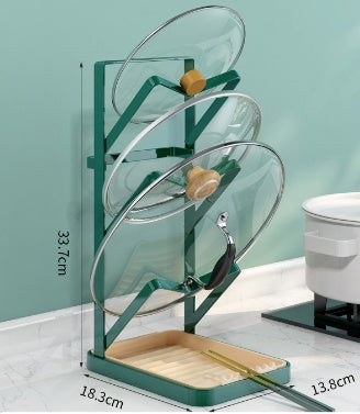 Kitchen lid rack