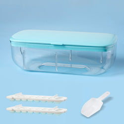 Ice cube tray with storage box