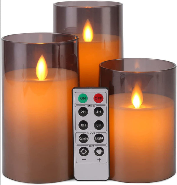 LED electronic remote control candle