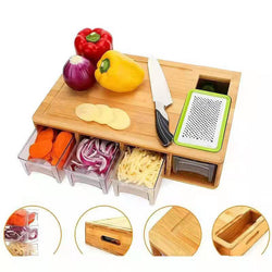 Cutting board with containers – the perfect solution for the kitchen